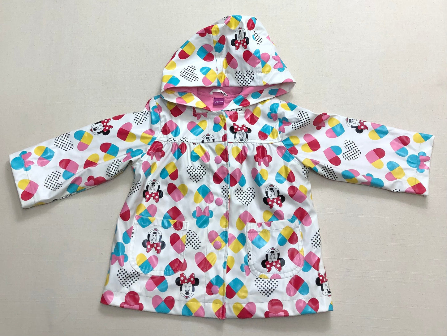 Multi Disney Lined Rainjacket, 2Y