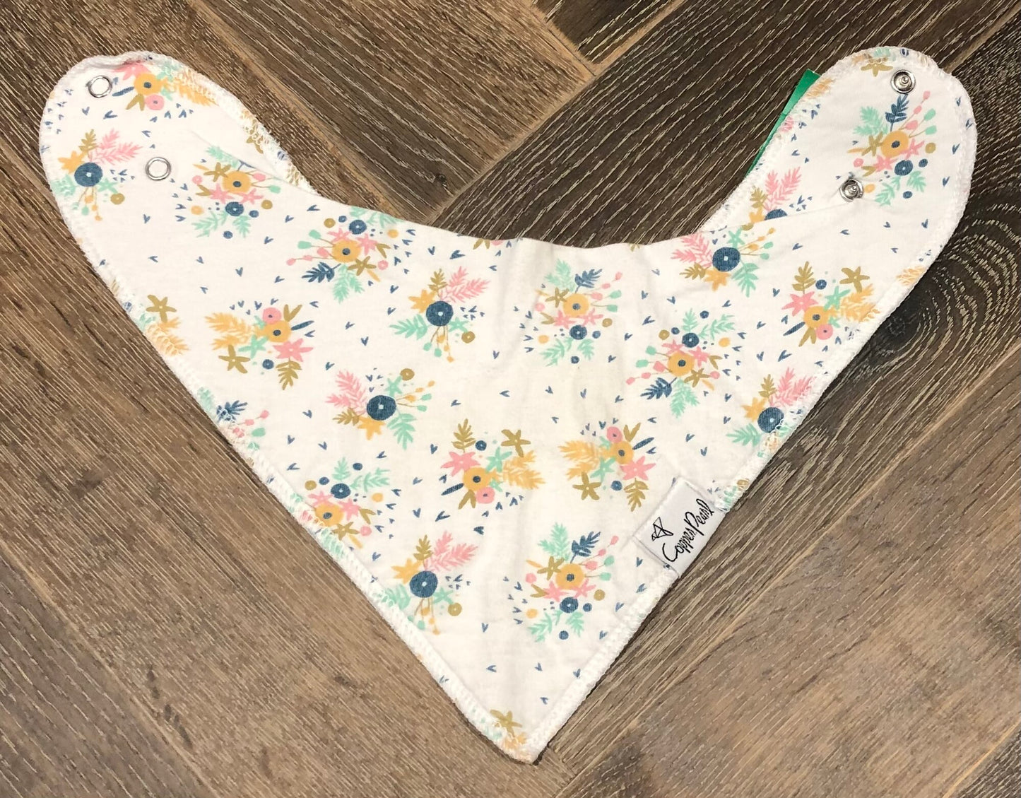 Multi Copper Pearl Bib, One Size