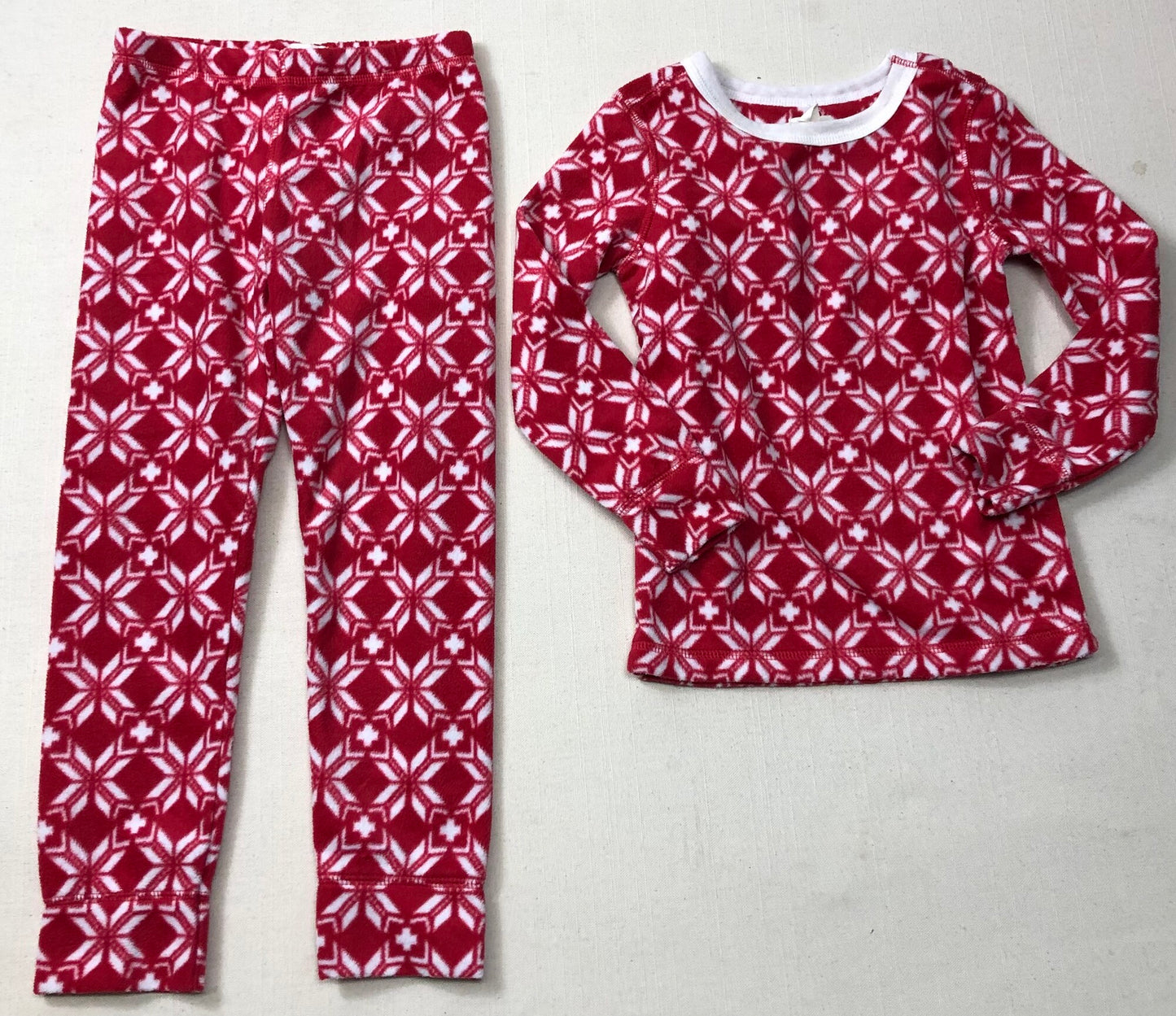 Red Hatley Pj Set, 4Y