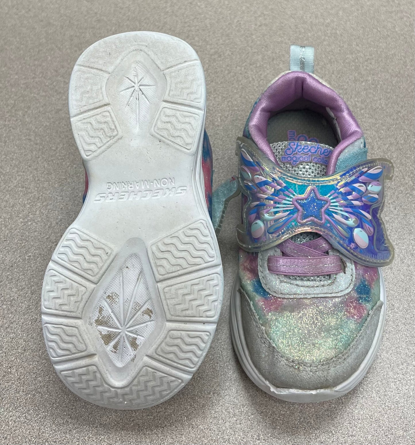 Multi Skechers Lights Up Shoes, 7T