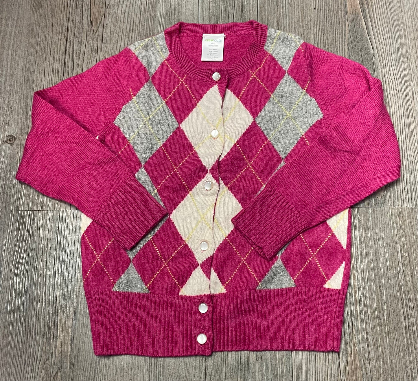 Multi Crewcuts Knit Cardigan, 4-5Y