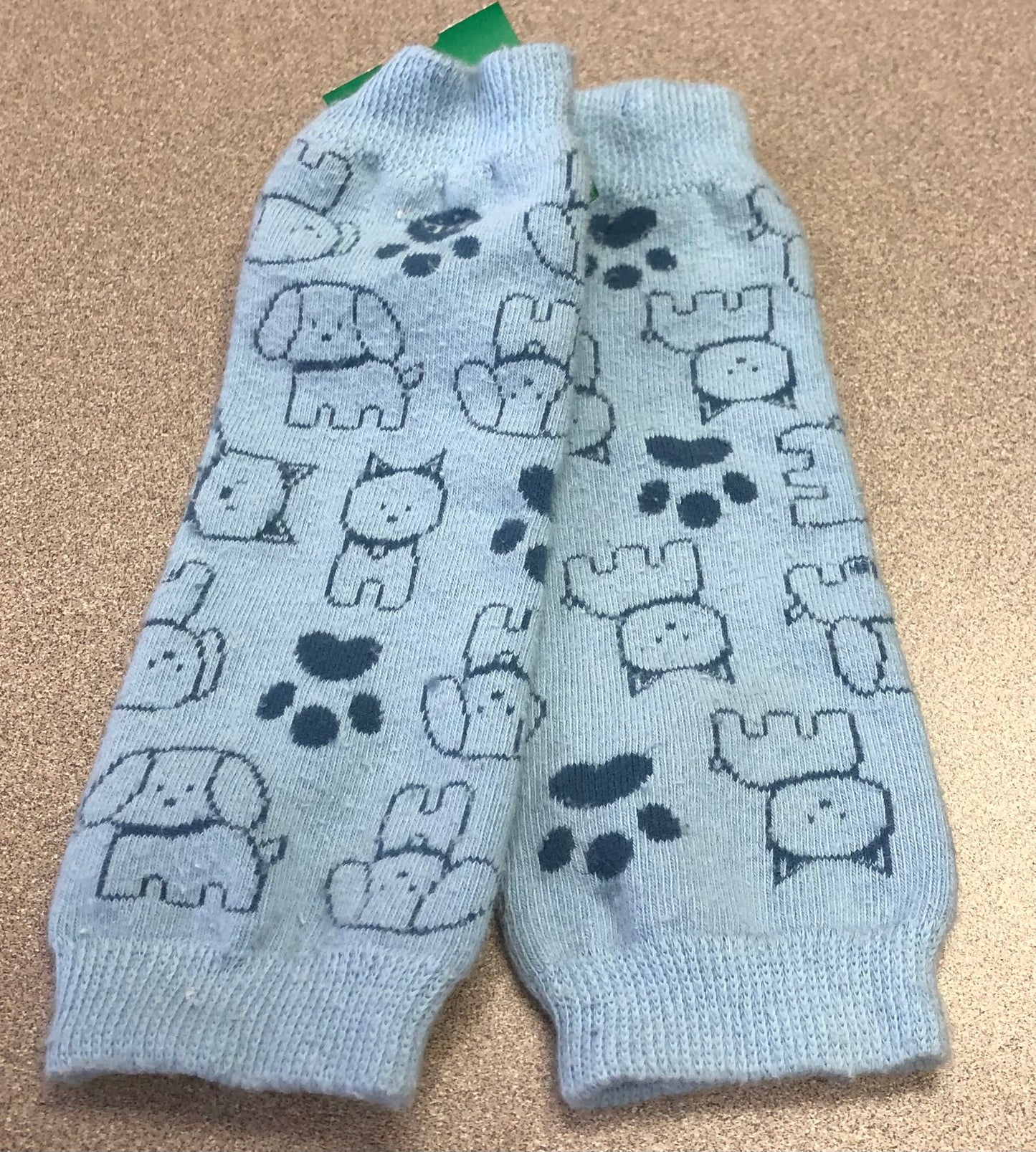 Blue Baby Leg Warmers, 0-6M