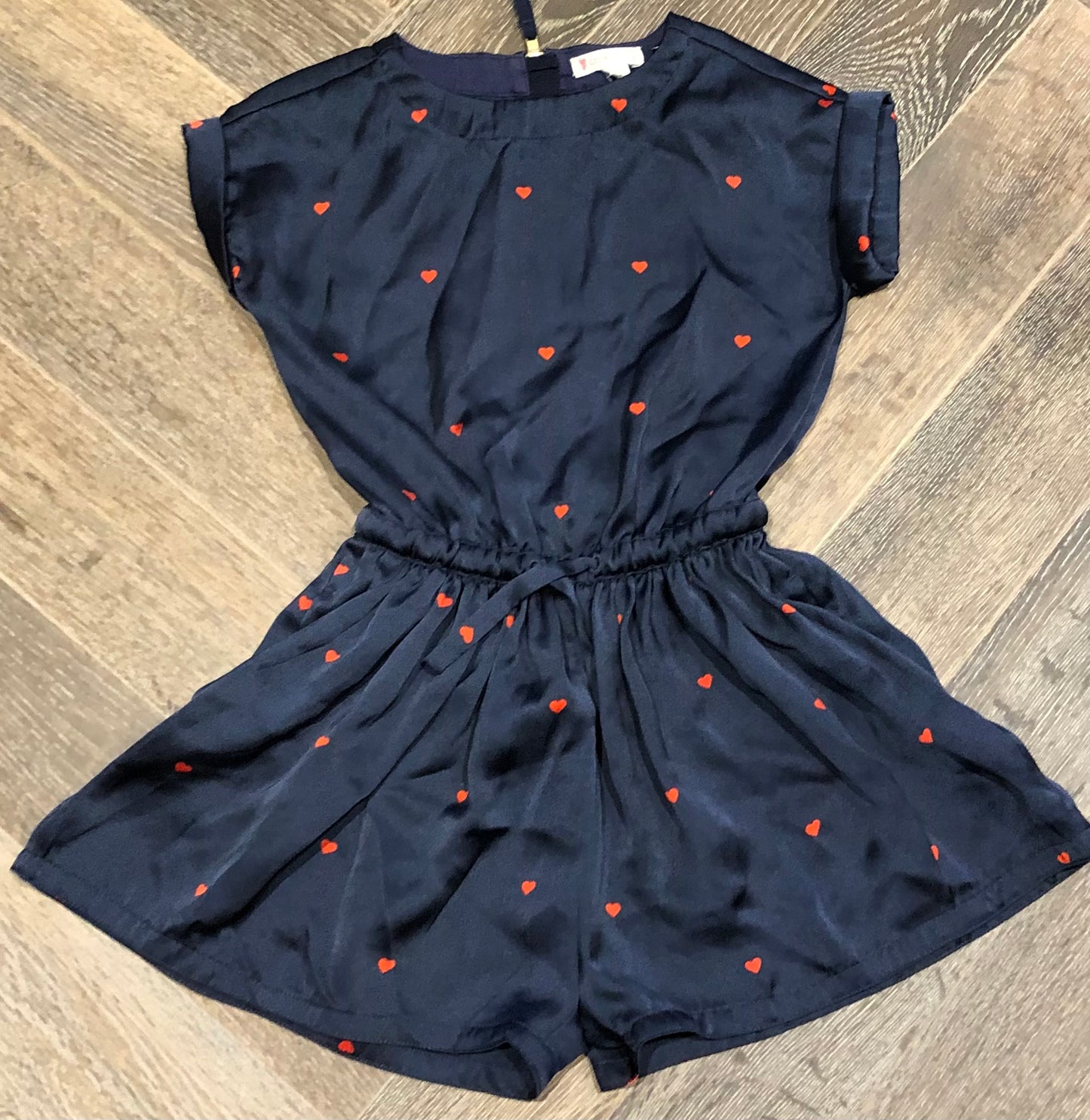 Navy Crewcuts Romper, 3Y
