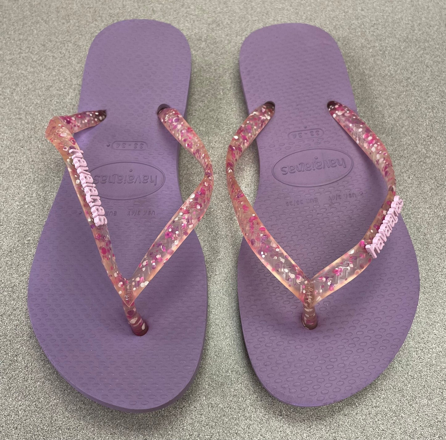Lavander Havaianas Flip Flop, 3-4Y