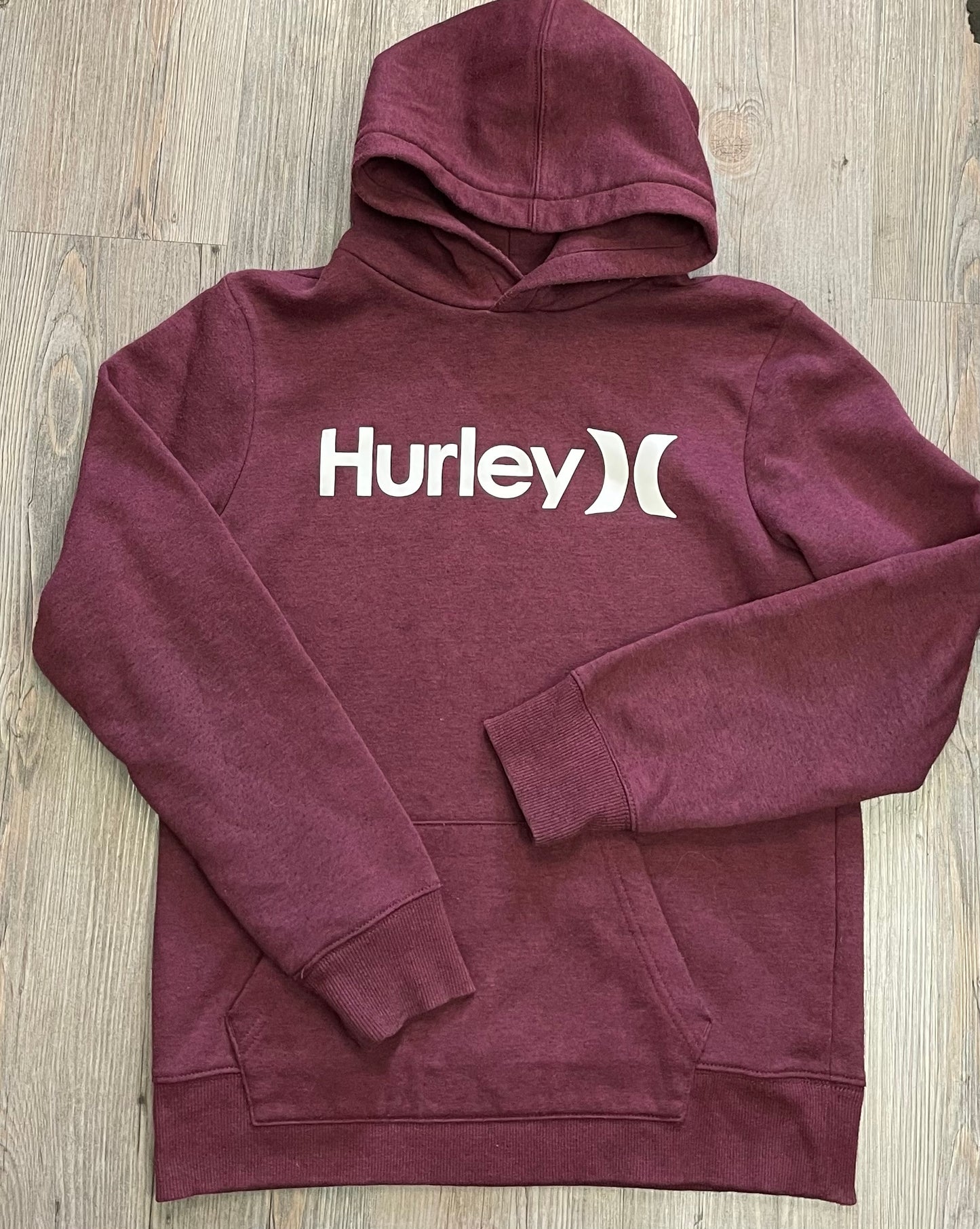 Maroon Hurley Pullover Hoodie, 14-16Y