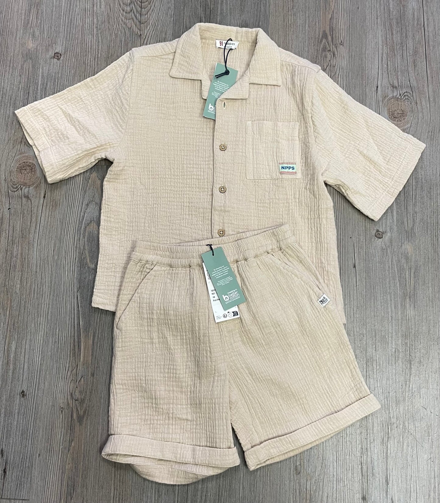 Sand Noppies 2 Pcs Short/Shirt, 3-4Y
