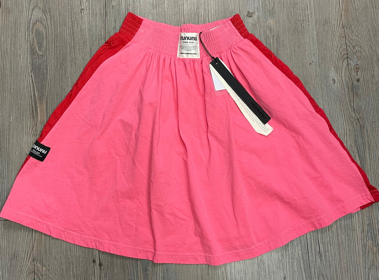Pink NUNUNU Skirt, 6-7Y