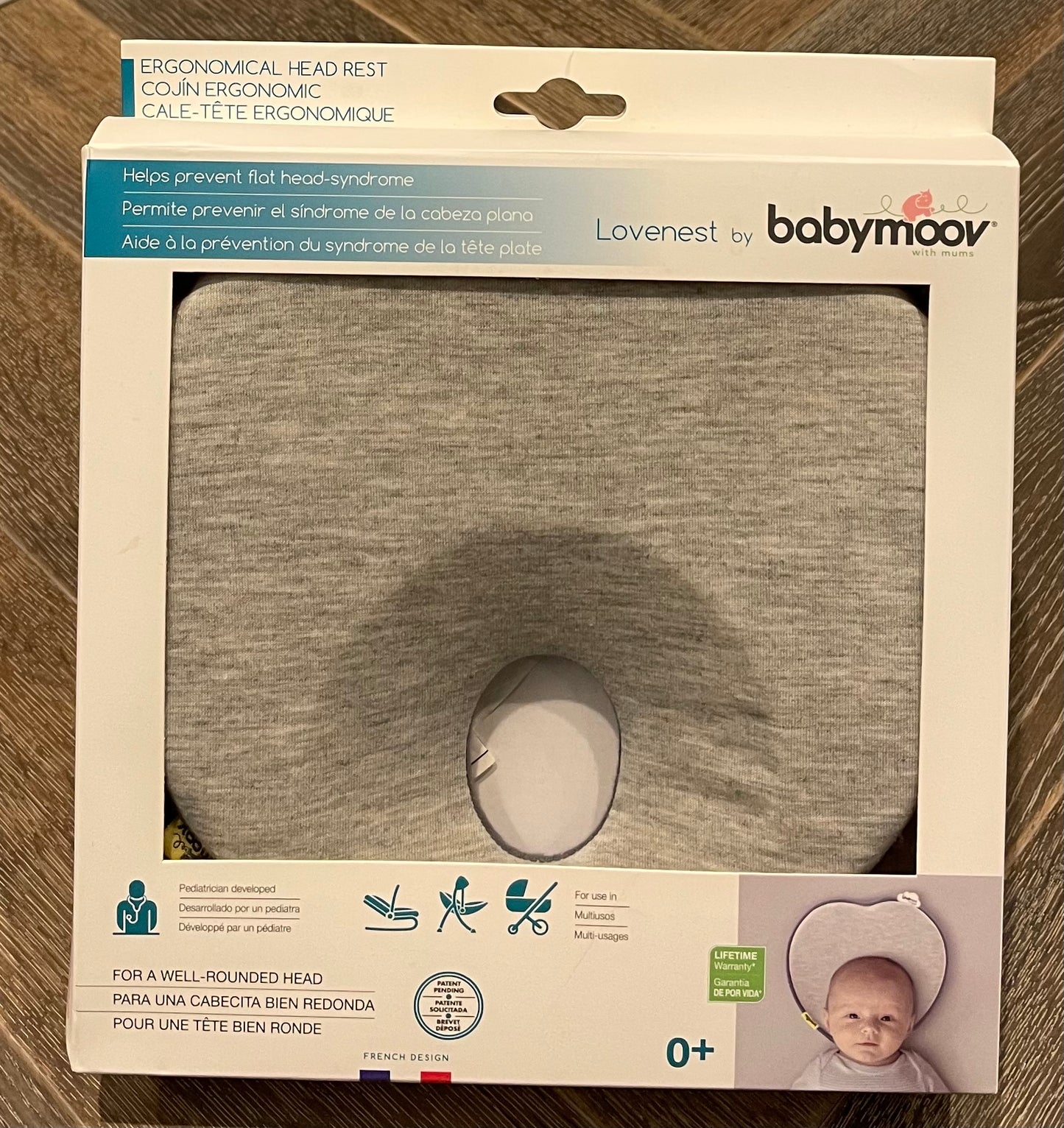 Grey Babymoov Lovenest, 0+