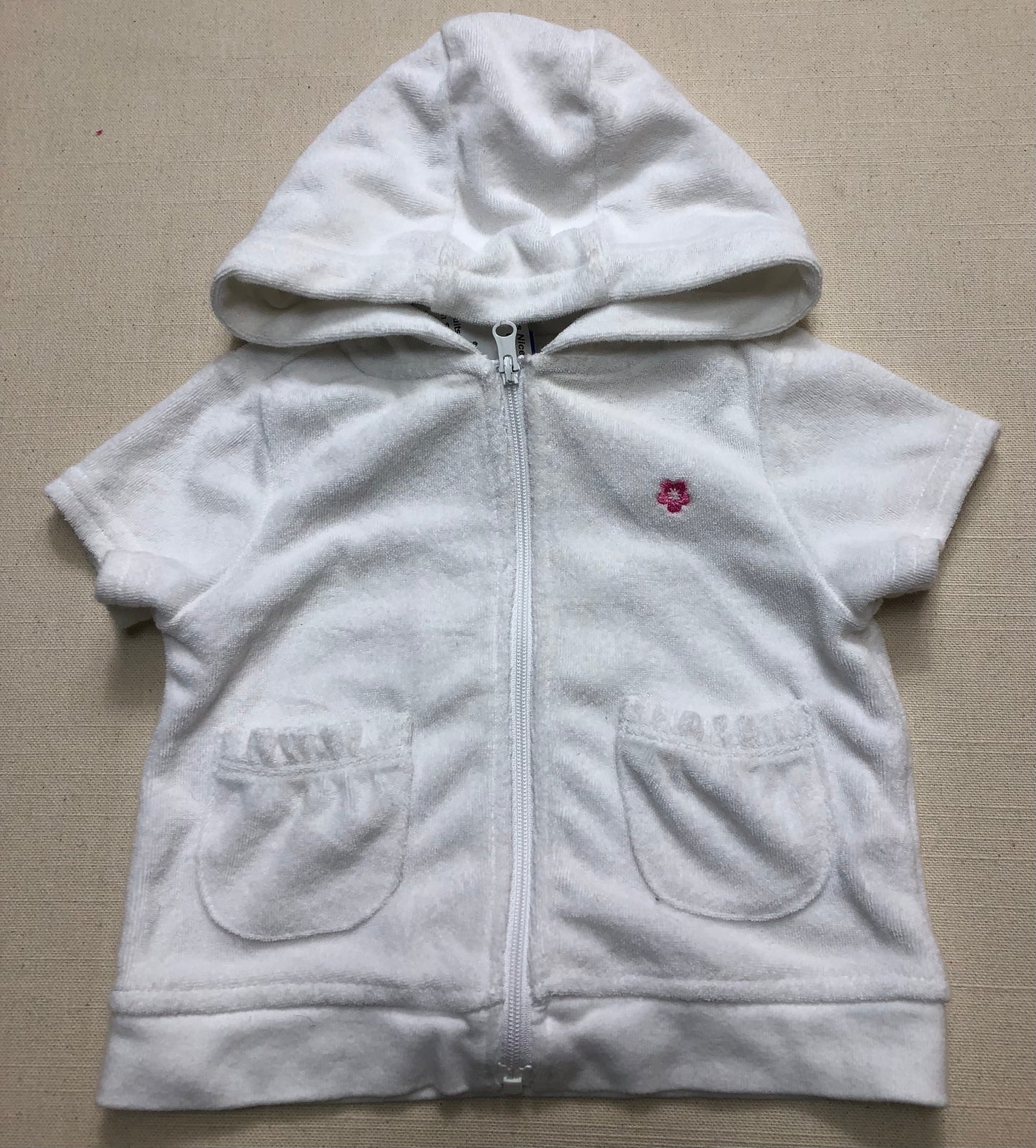 White Joe Fresh Swim Cover Up, 3-6M