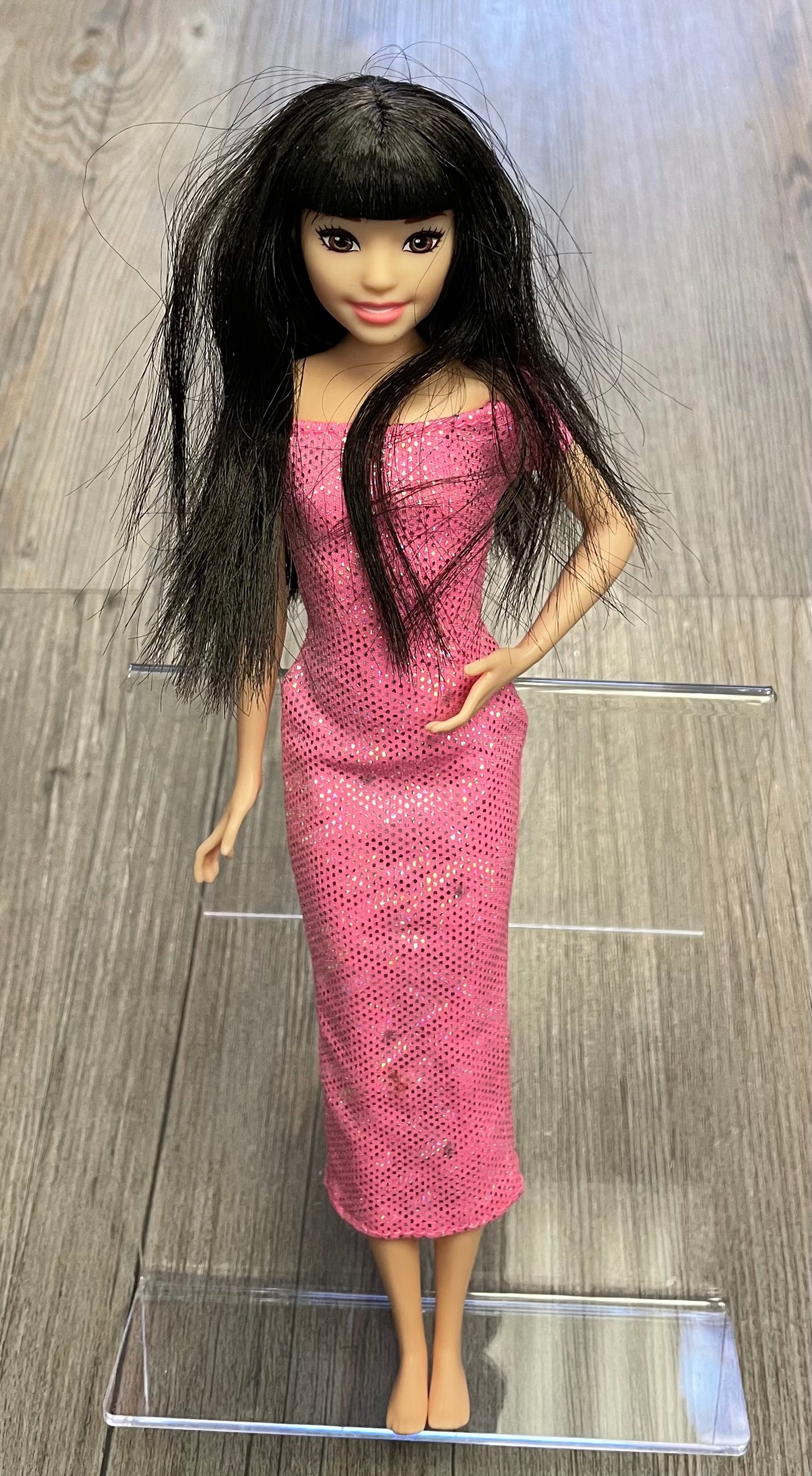 Pink Barbie Doll, 10 Inch