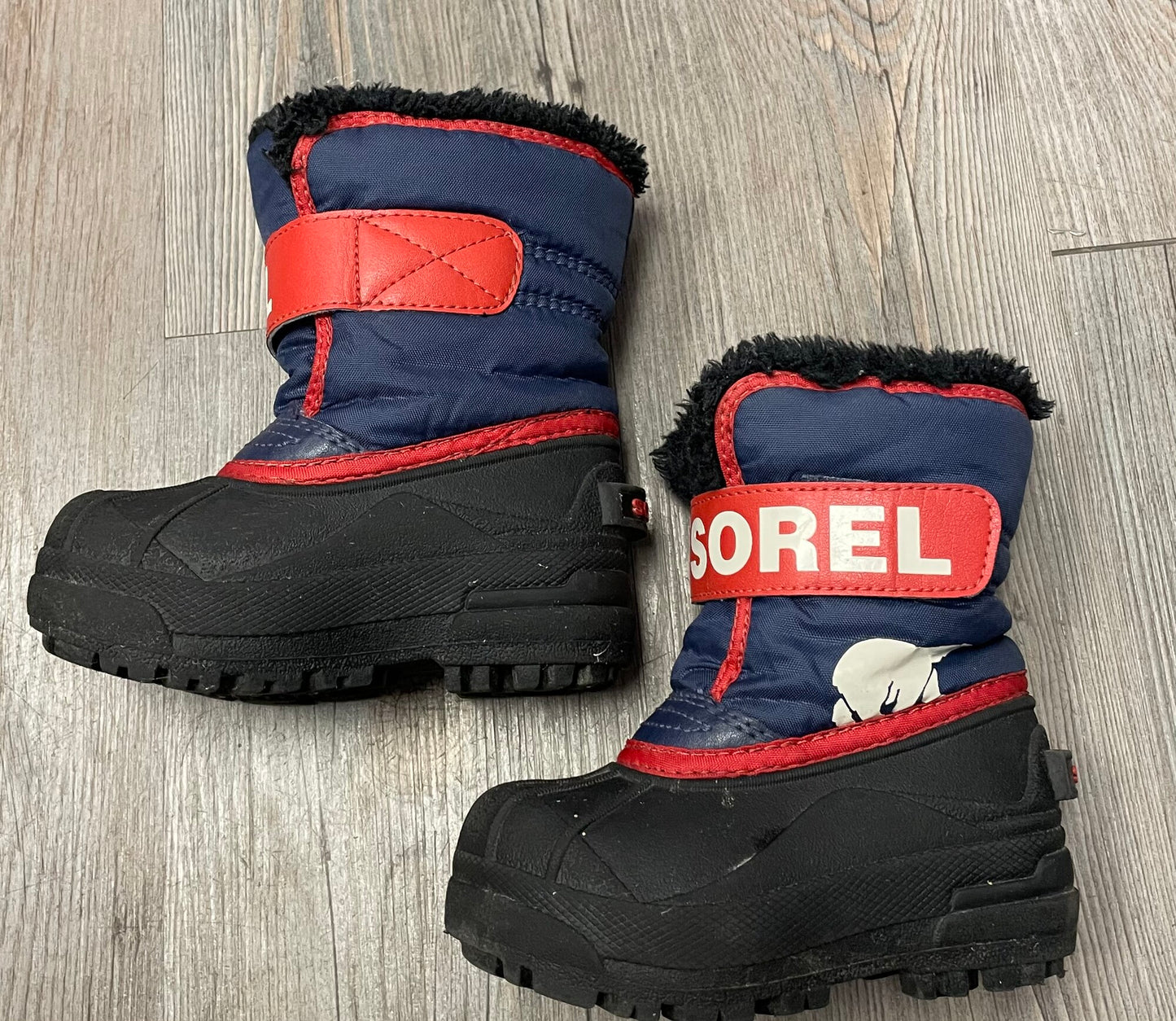 Navy Sorel Winter Boots, 7T