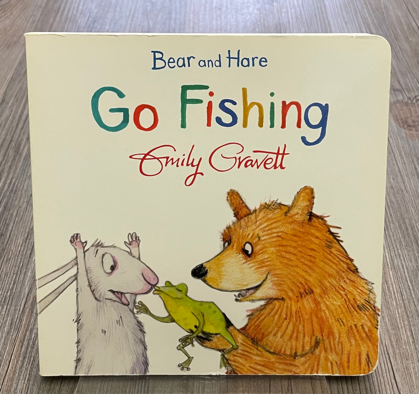 Multi Bear And Hare Go Fishing, Boardbook