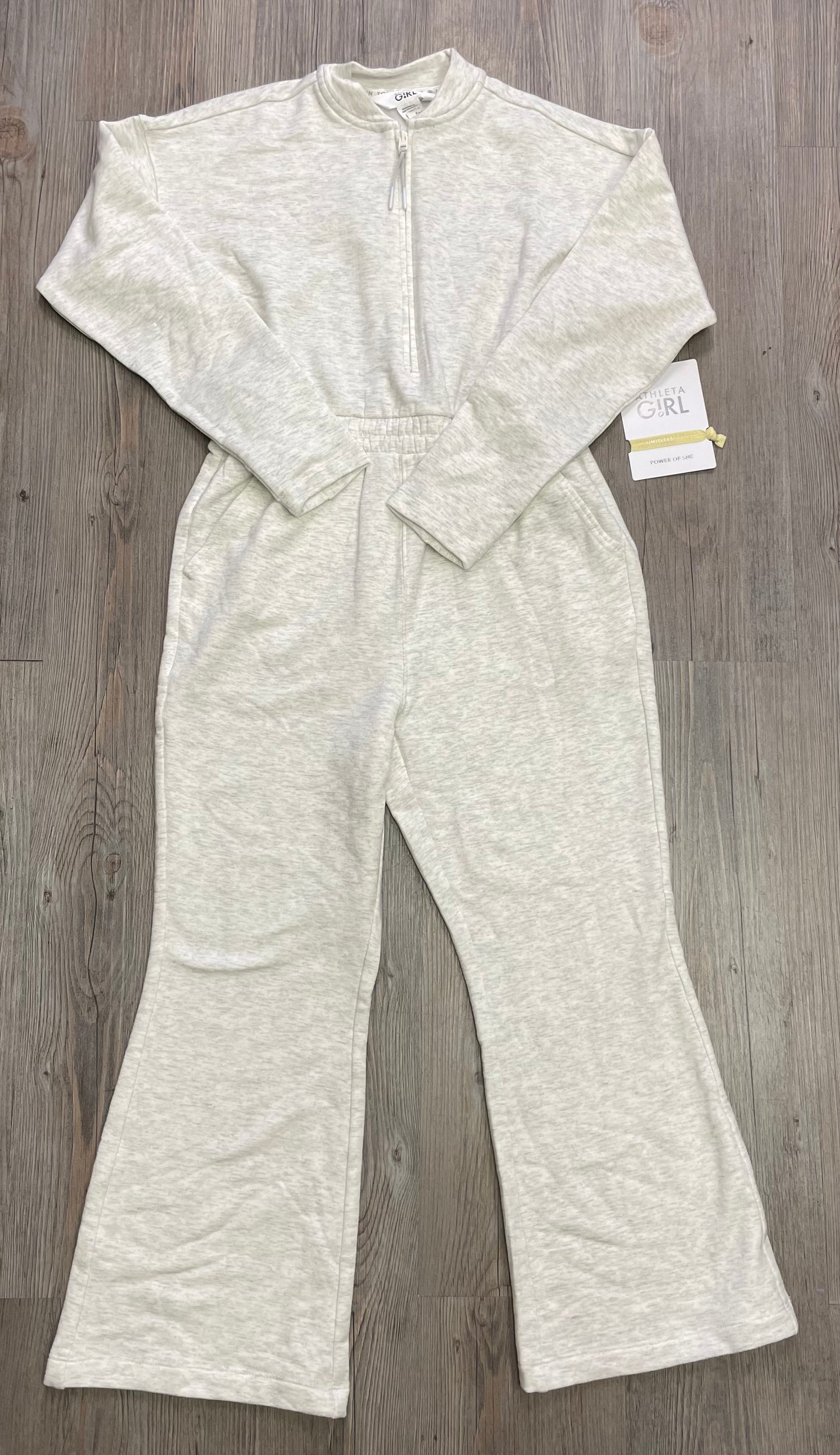 Oatmeal Athleta Girl Romper, 7Y