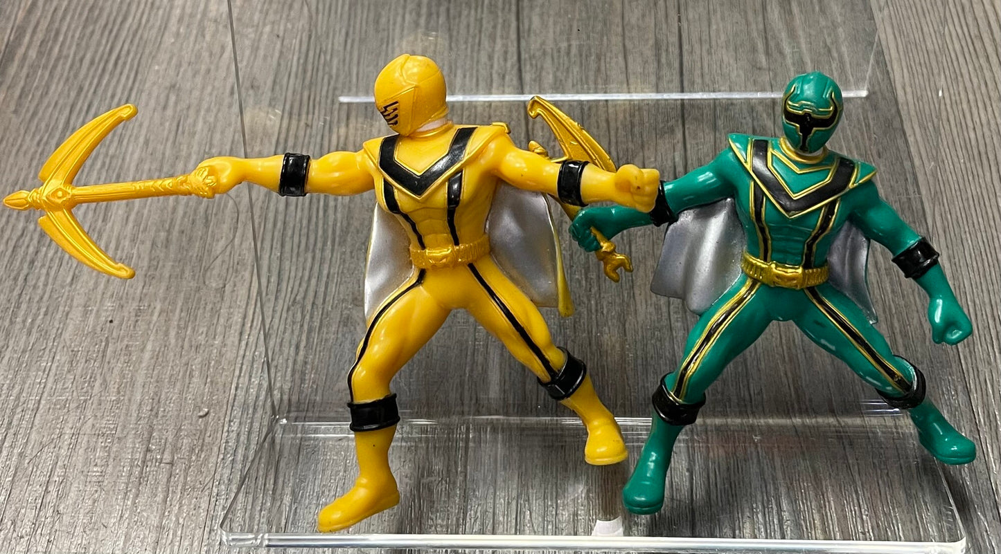 Green Power Rangers (2), 3 Inches