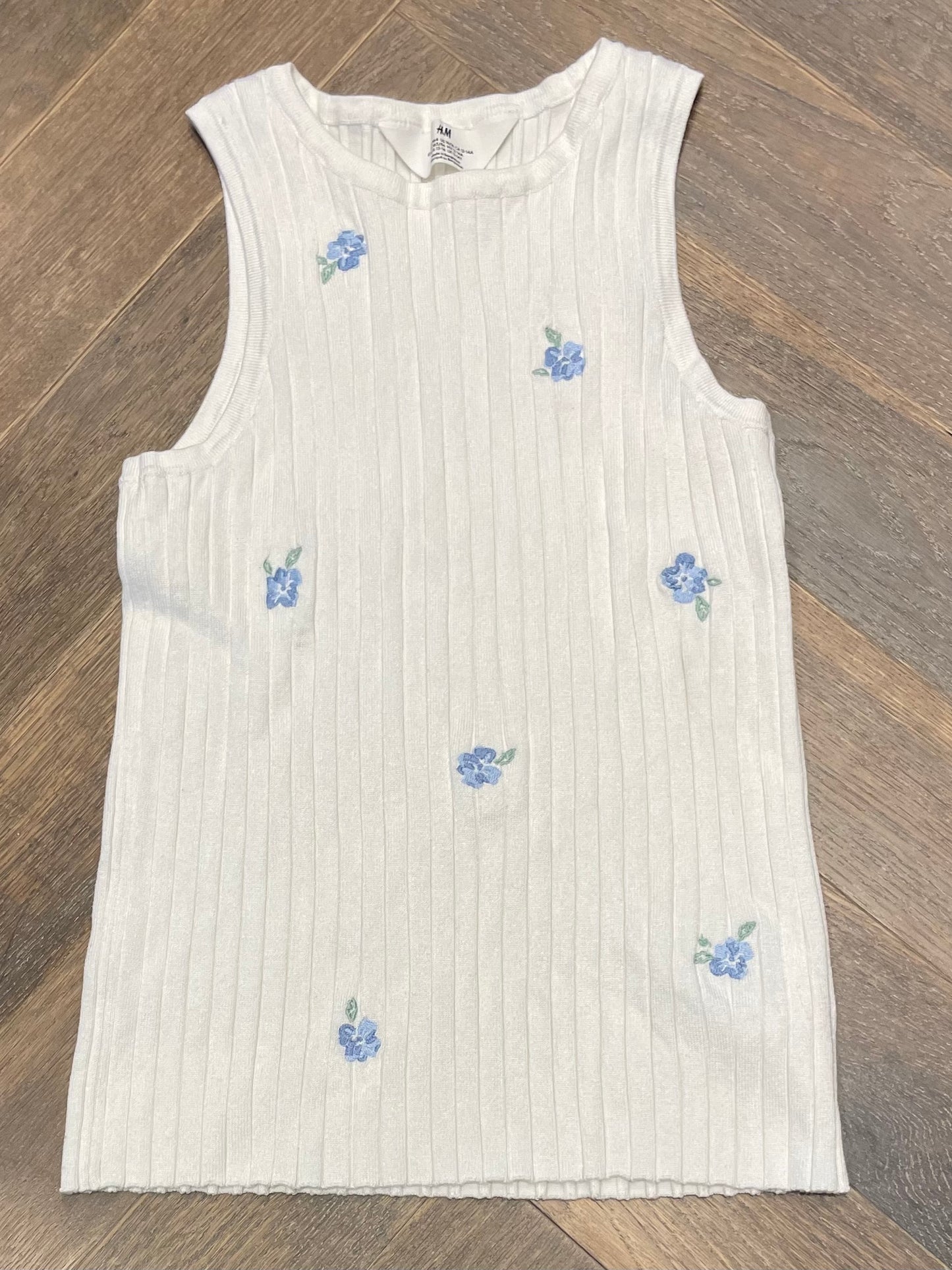 White H&M Tank Top, 16-18Y