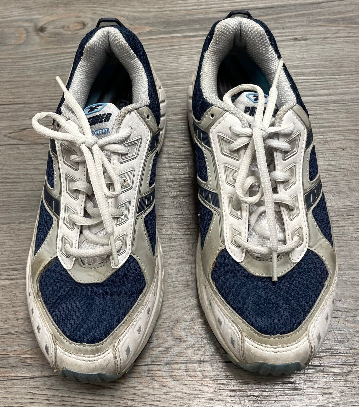 Blue/whi Reebok Premier Cushioning, 6.5Y