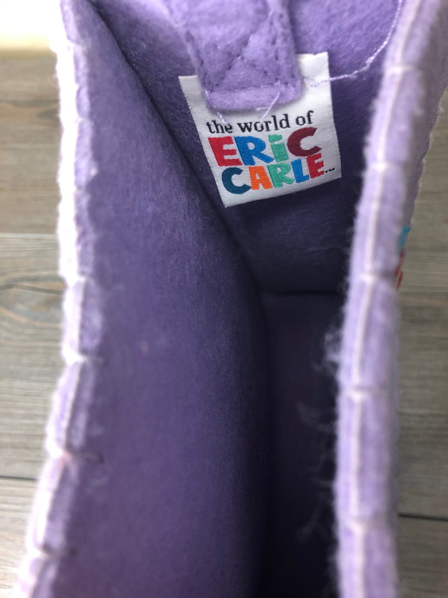 Purple Eric Carle Felt Butterfly, Small