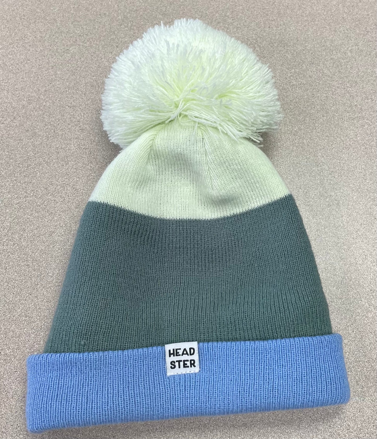 Multi Headster Tri Color Beanie, 2-4Y