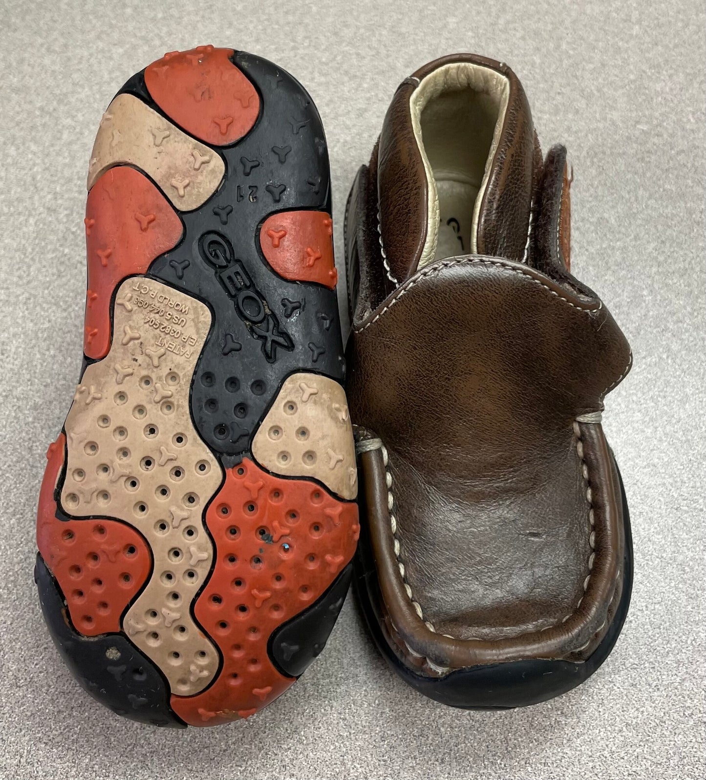 Brown Geox Dress Shoes, 5T