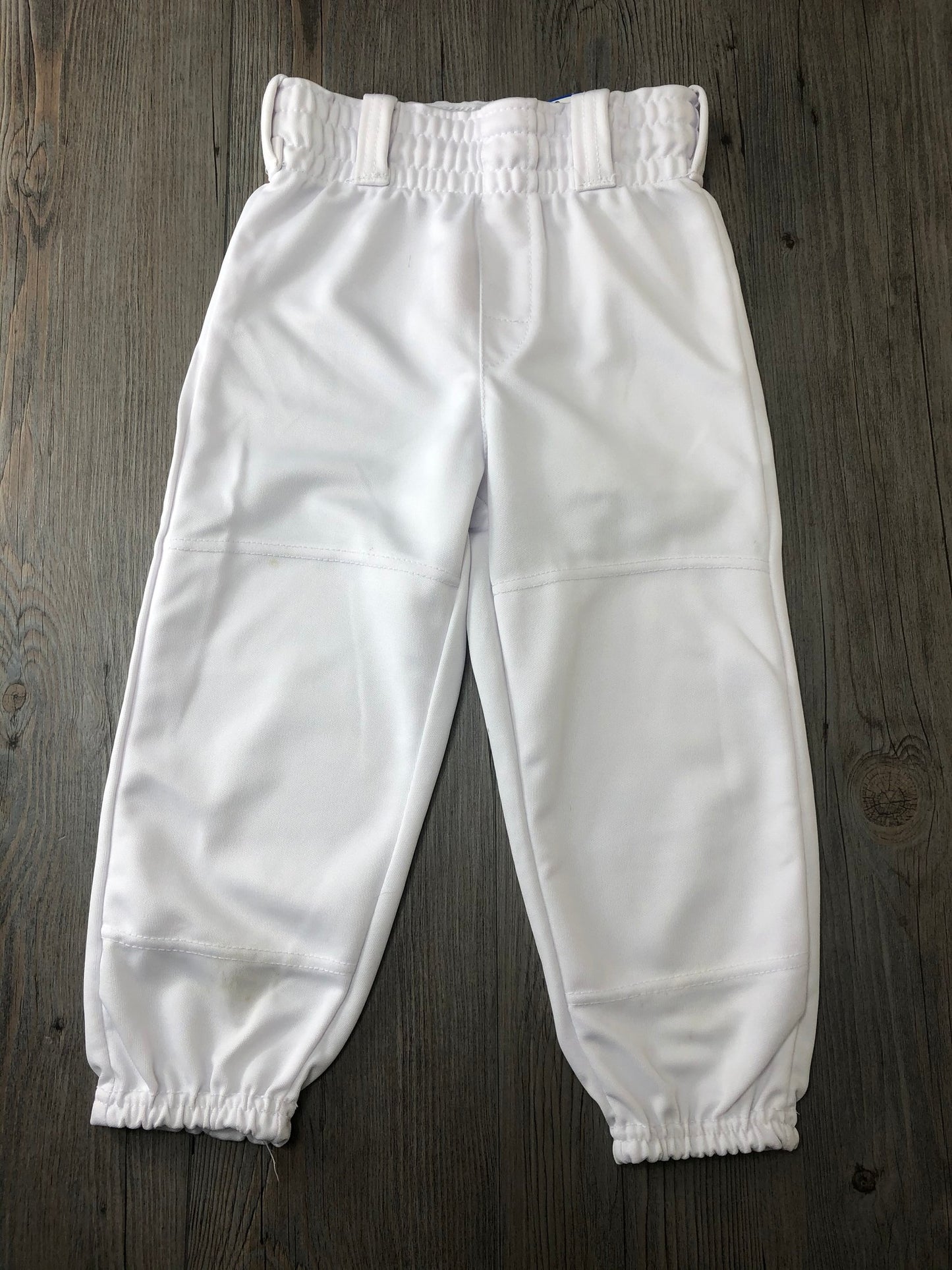 White Baseball Pants, 3-4Y