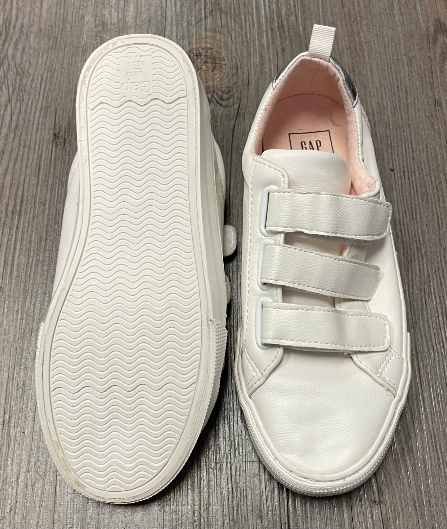 White Gap Velcro Shoes, 3Y