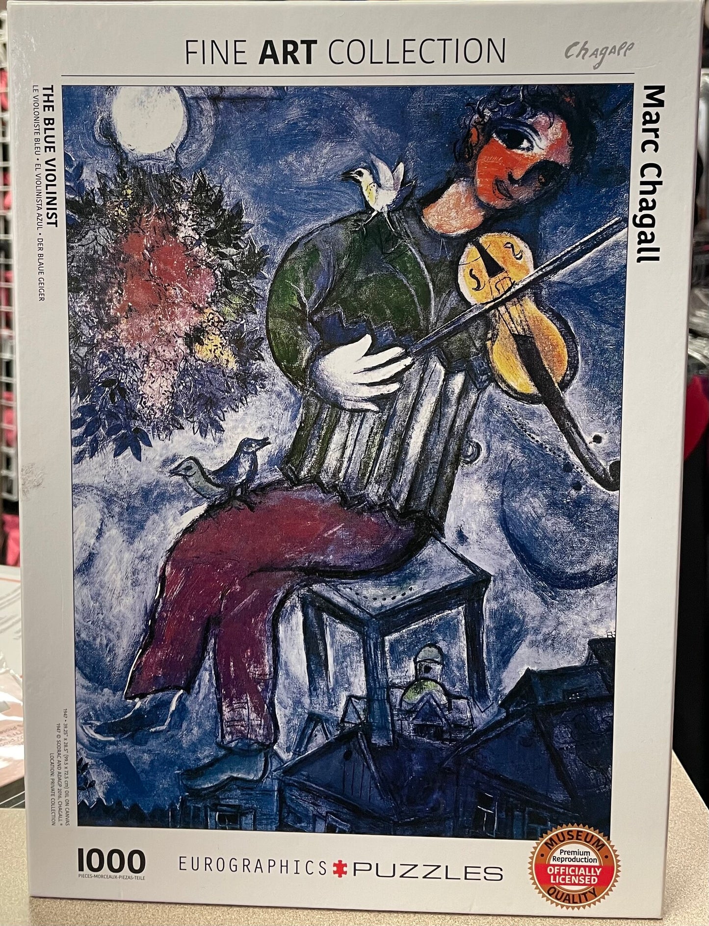 Blue The Blue Violinist Puzzle, 1000 Pcs