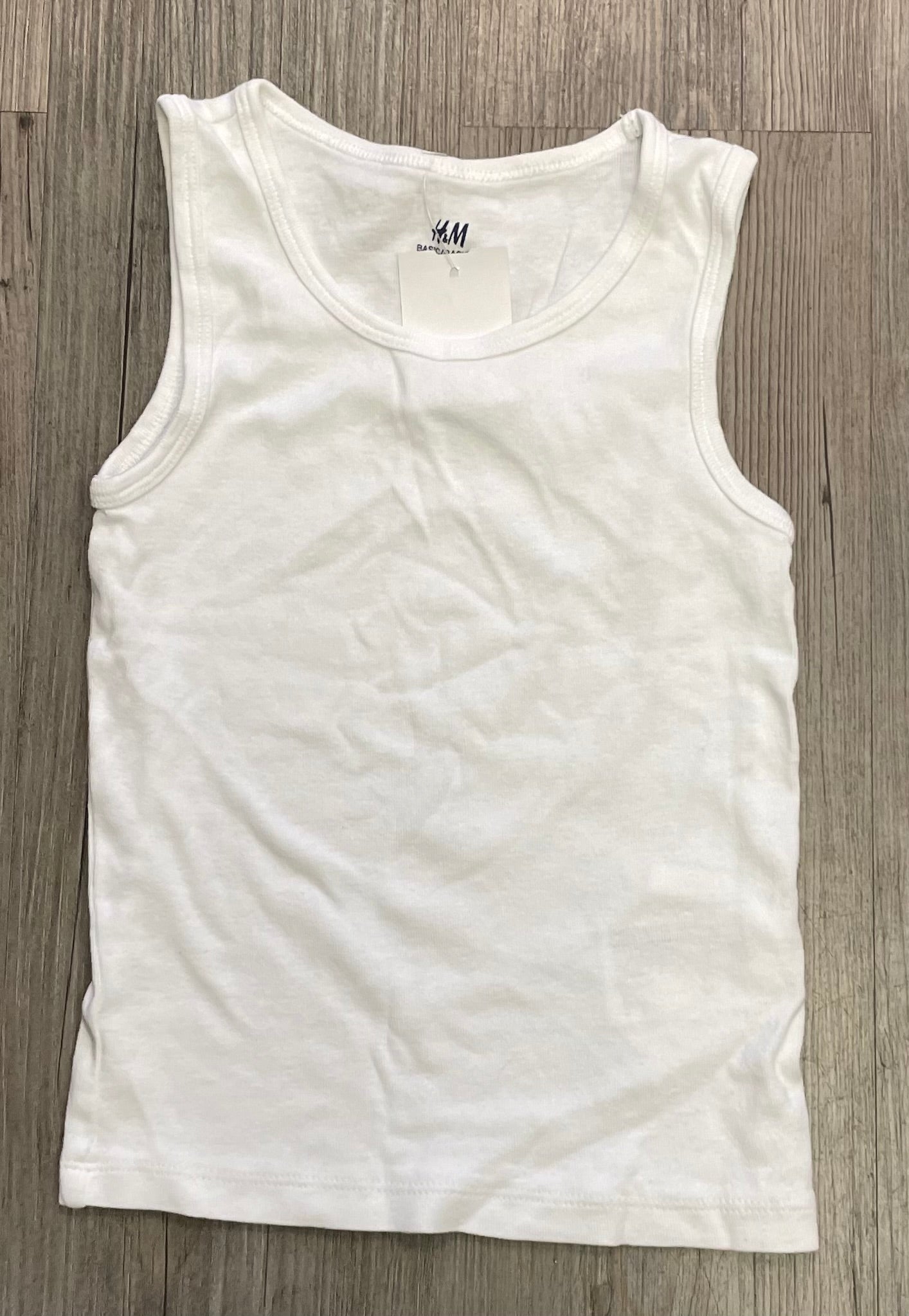 White H&M Tank Top, 4-6Y