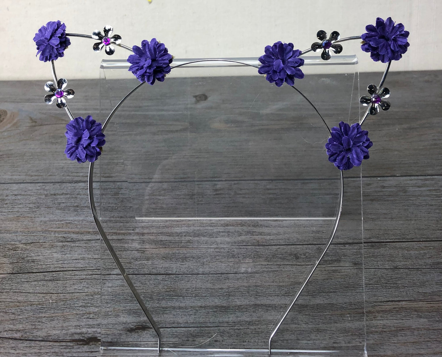 Purple Cat Headband, One Size