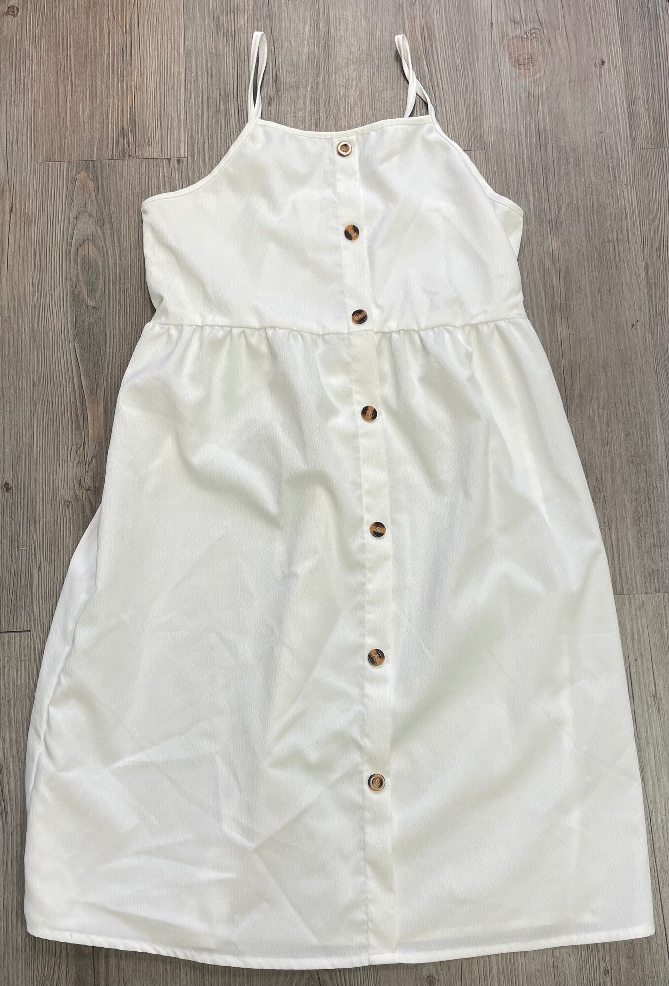 White Shein Dress, 10-12Y