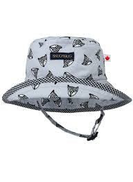 Grey Be Brave Sun Hat, 0-3M