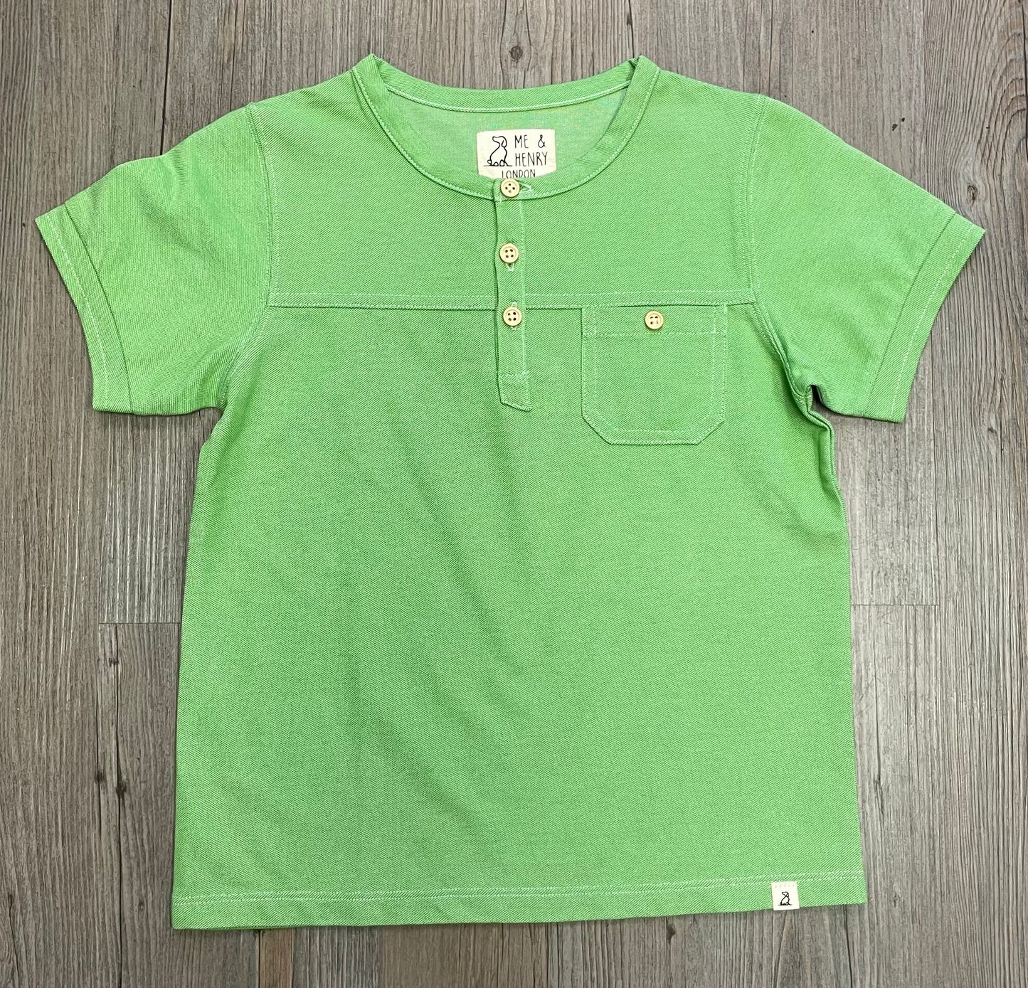 Green Me & Henry Tee, 5-6Y
