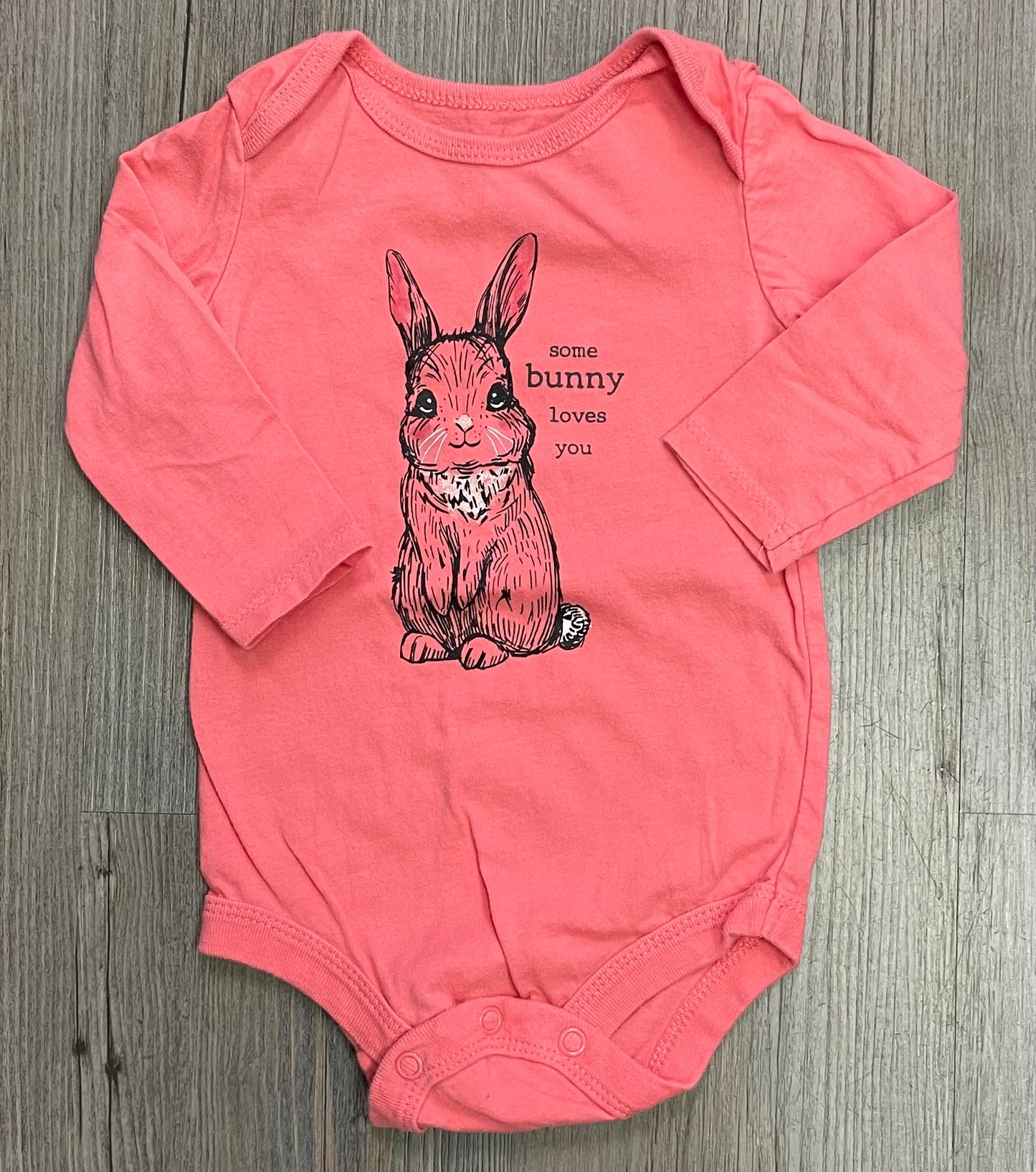 Coral George Bunny Onesie, 3-6M