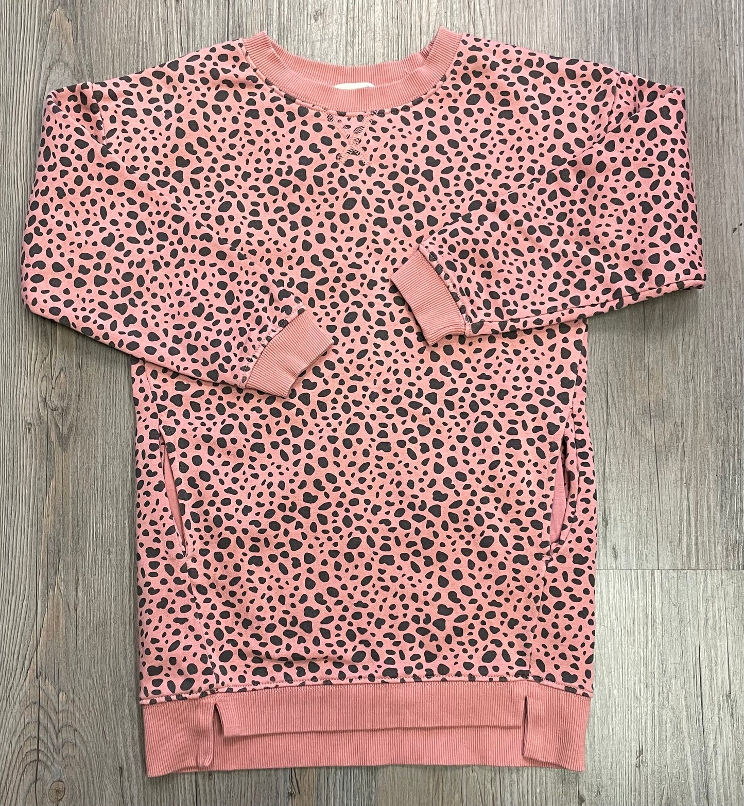 Leopard H&M LS Dress, 6Y
