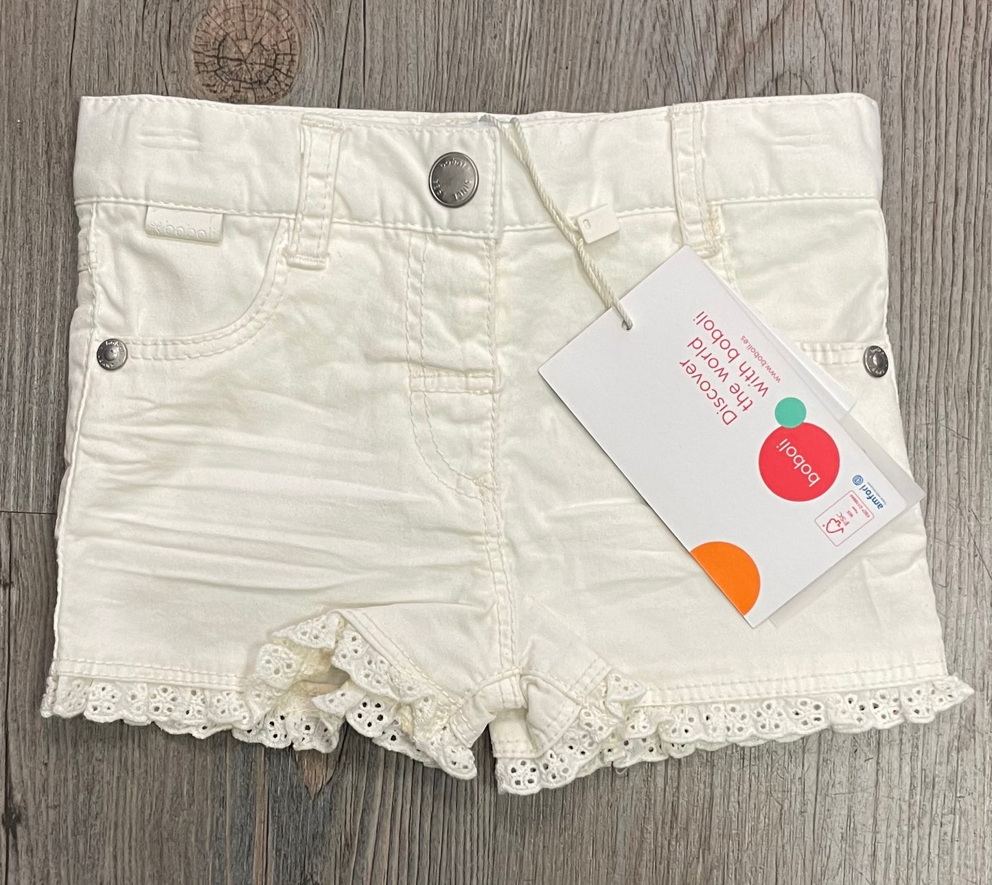 Ivory Boboli Shorts, 12M