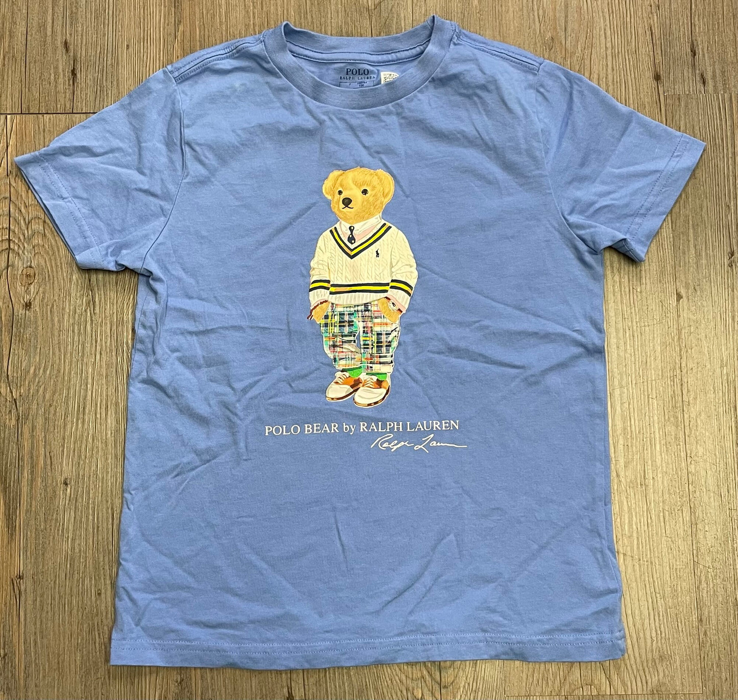 Blue Ralph Lauren Tee, 7Y