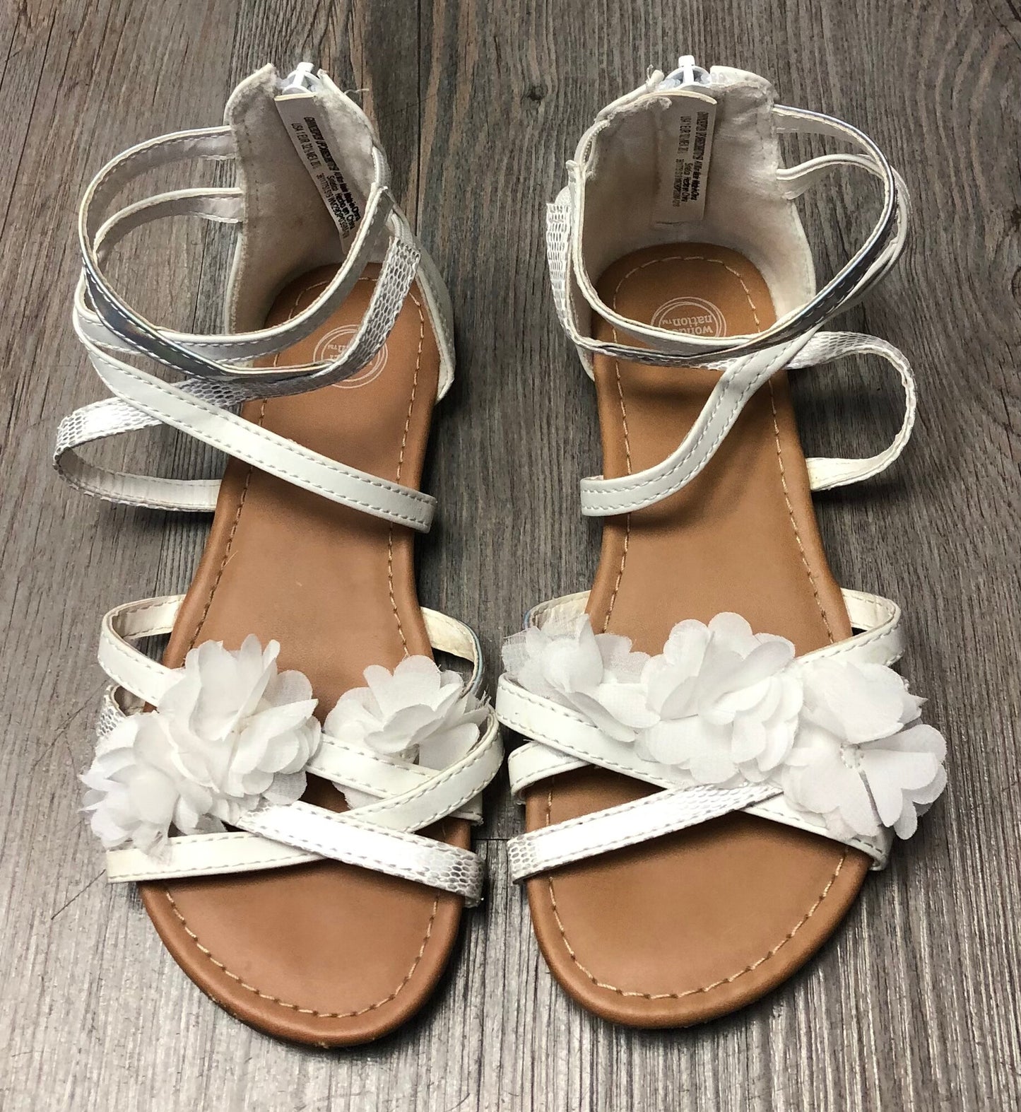 White Wonder Nation Sandals, 1Y