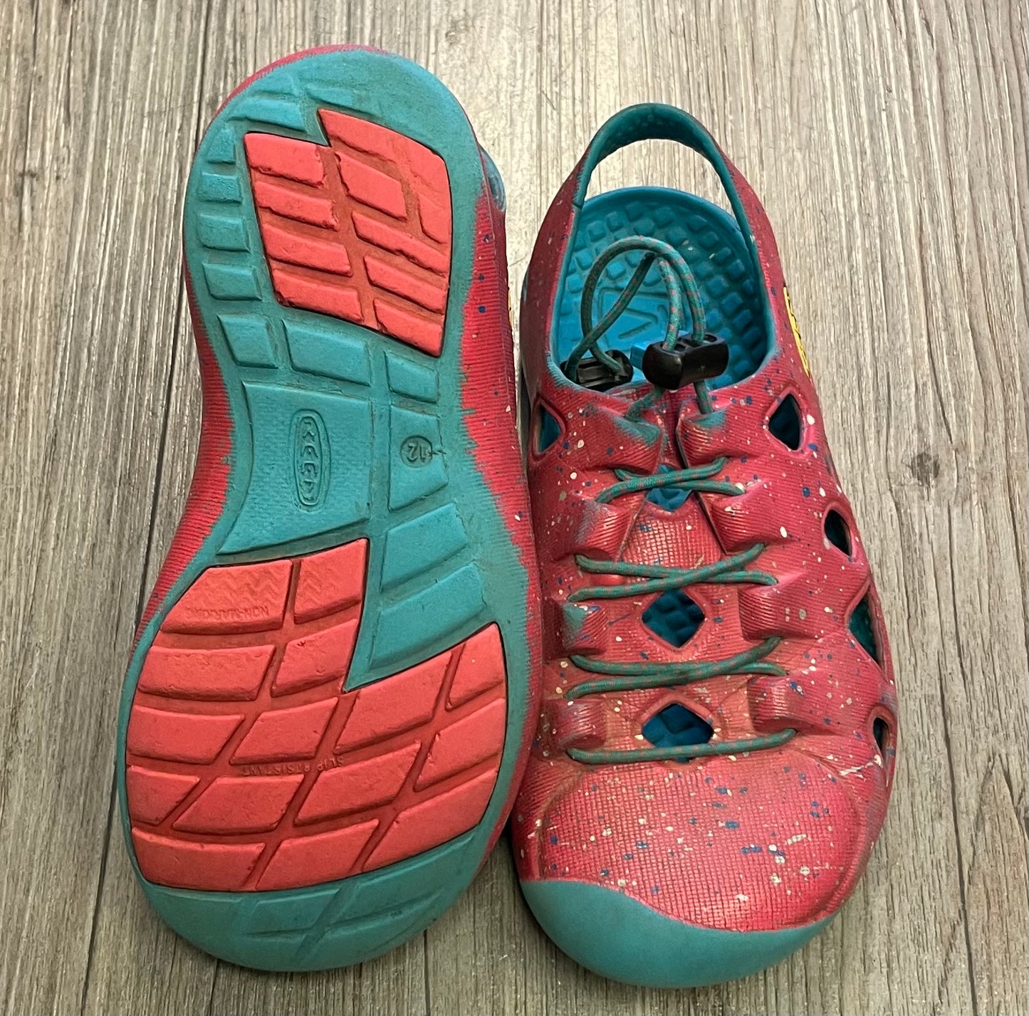 Pink Keens Water Shoes, 12Y