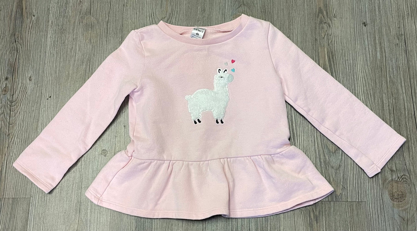 Pink Carters Sweatshirt, 4Y