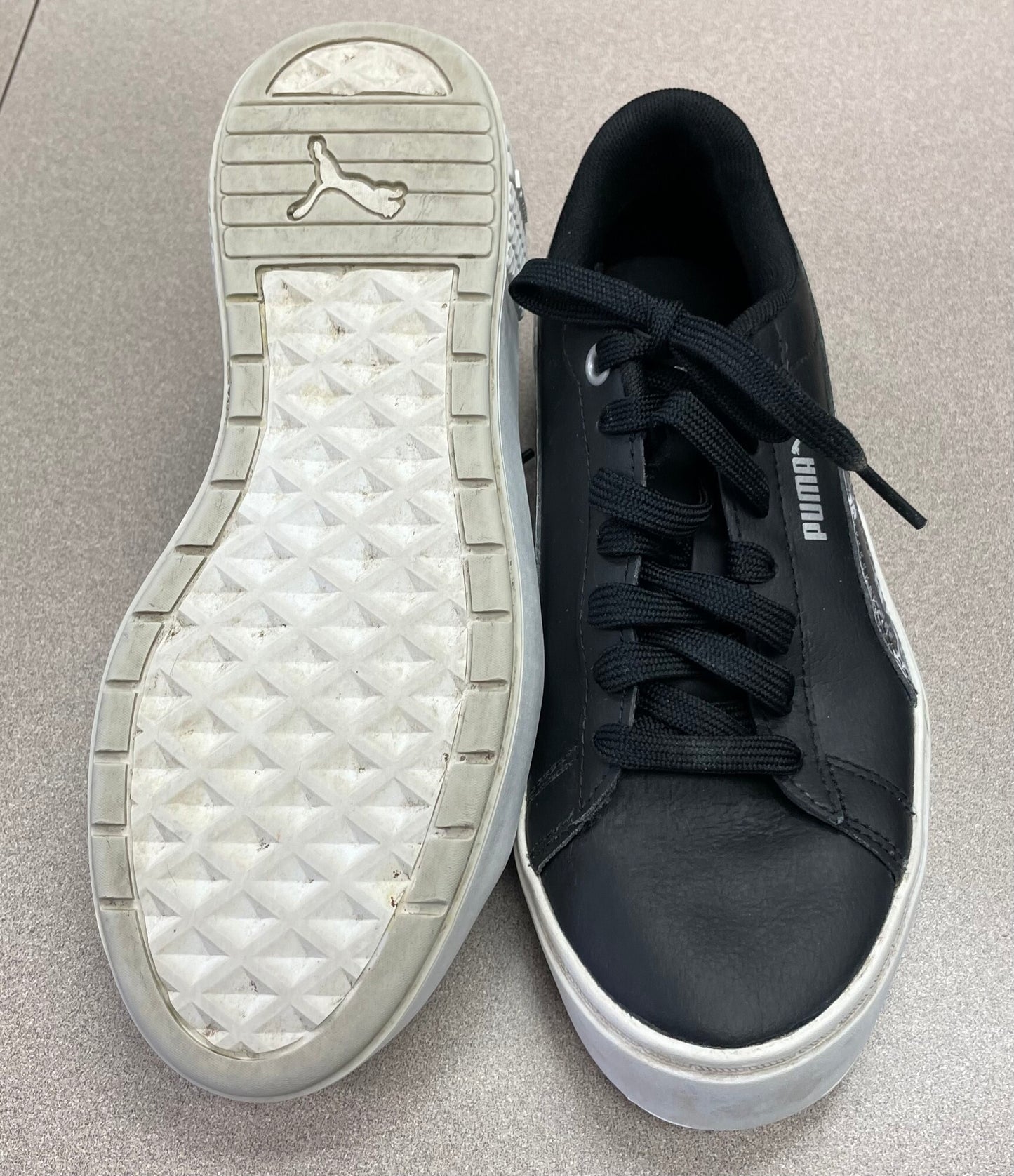 Black Puma Lace Up Shoes, 6.5Y