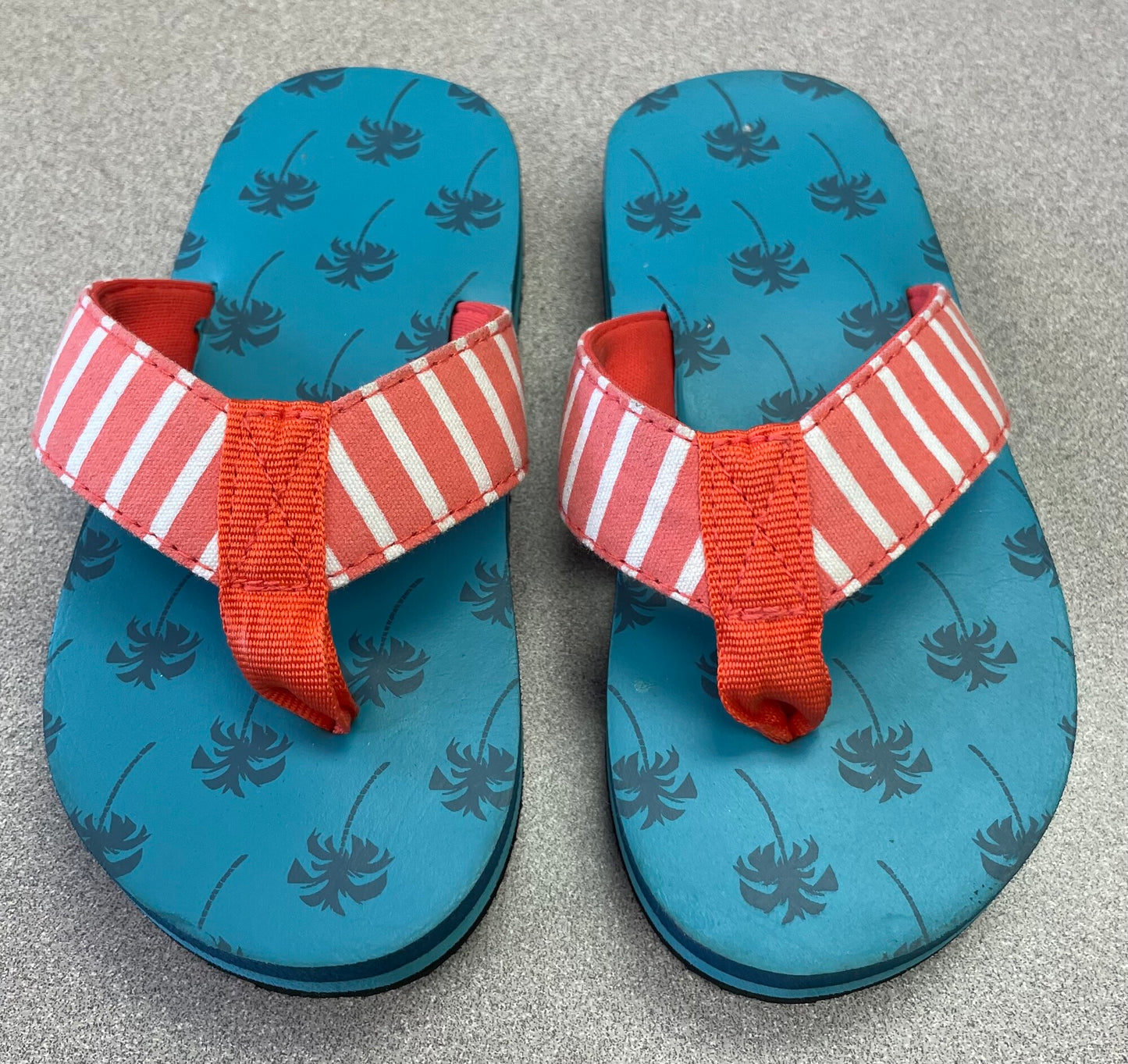 Blue Hatley Flip Flop, 10-11T