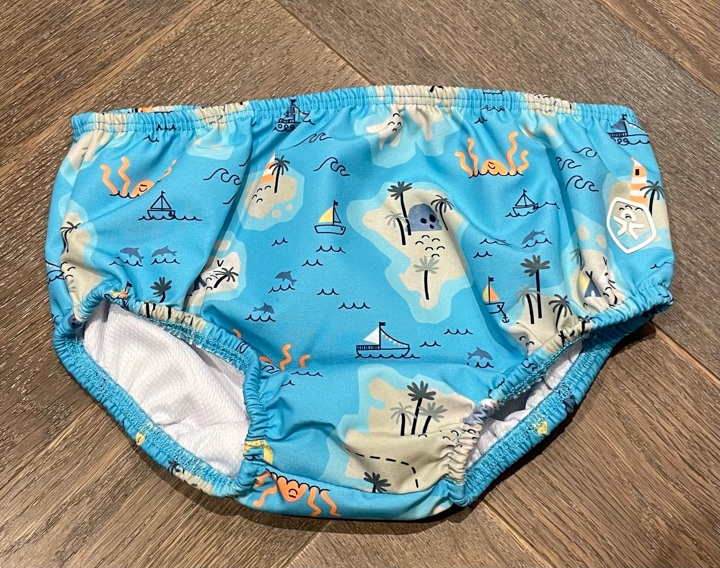 Multi Color Kids Swim Diaper, 1Y