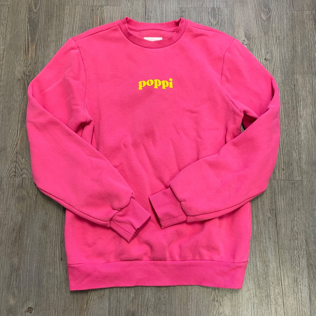 Pink Poppi Sweatshit, XXS