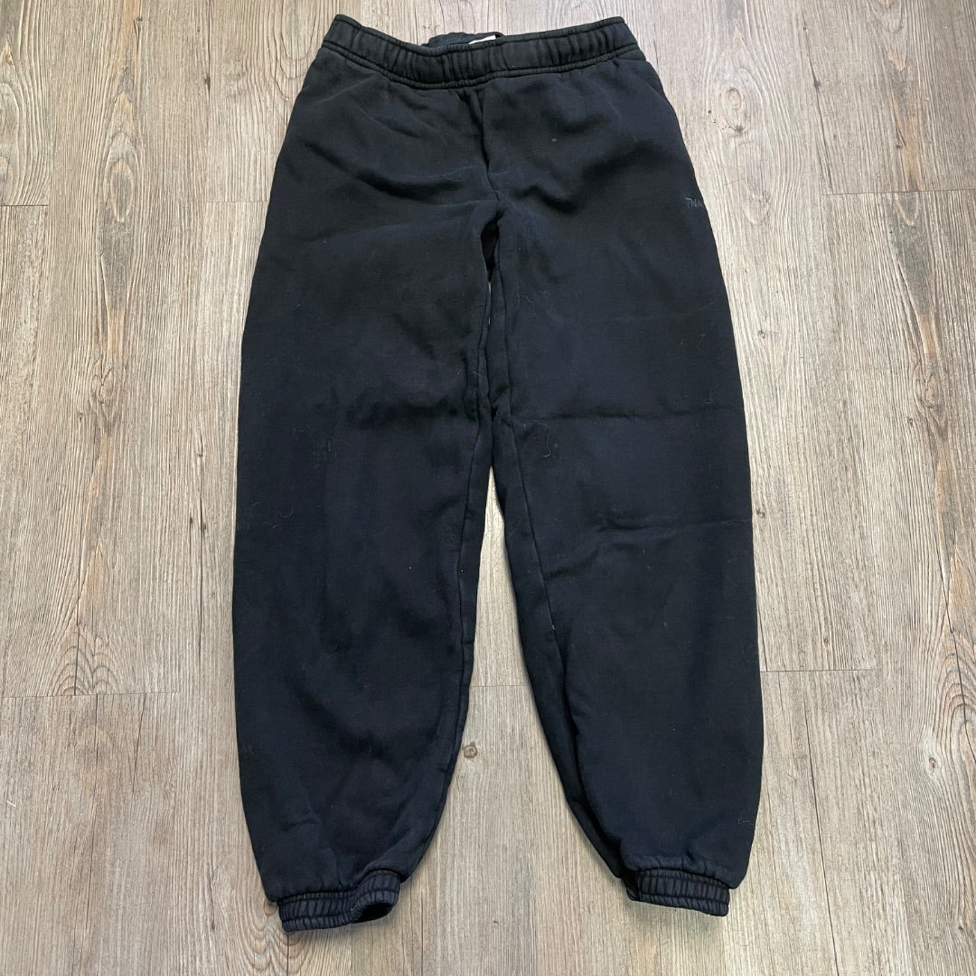 Black TNA Sweatfleece Cozy Fleece Jogger Pants, 2XS