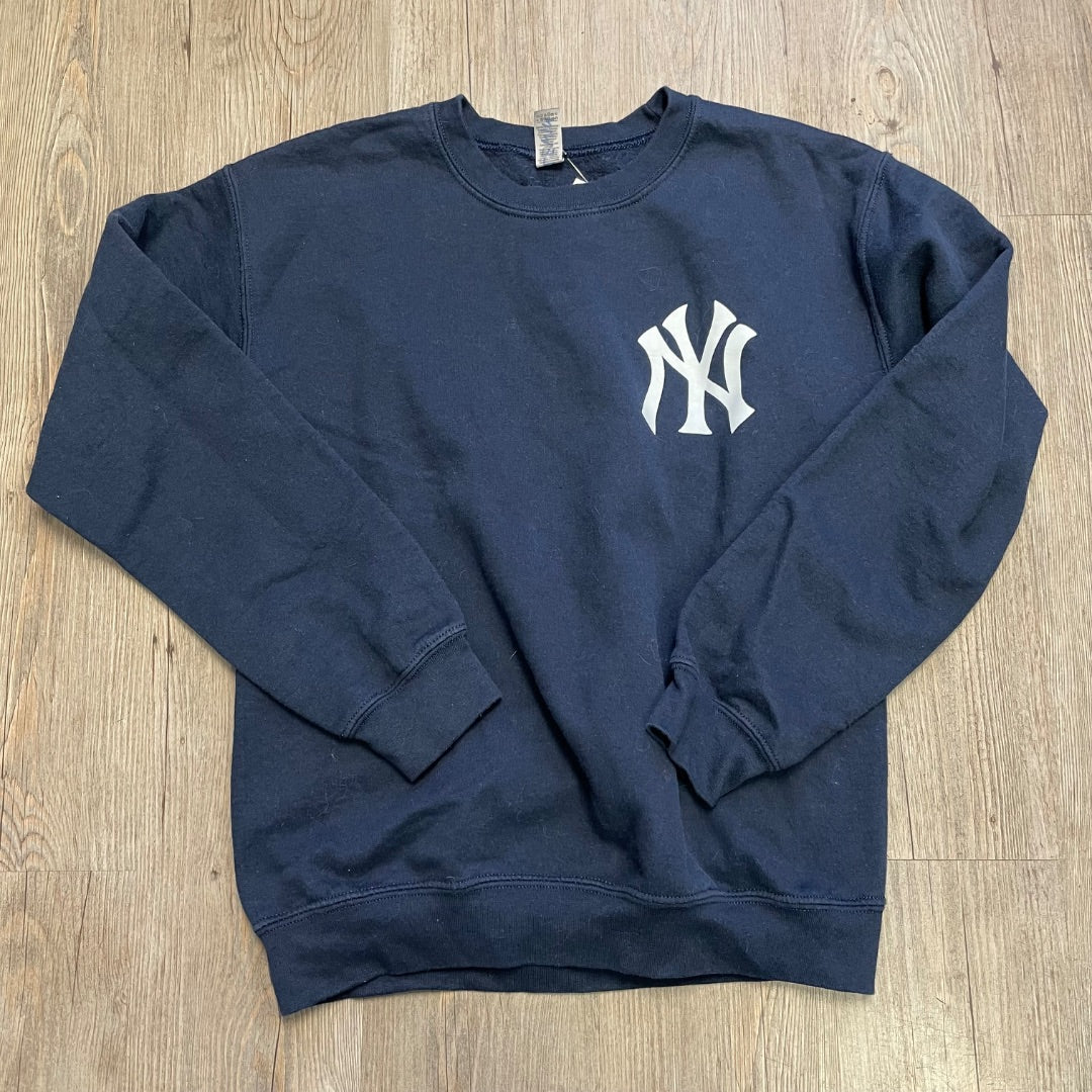 Navy Sweatshirt, Small Adult