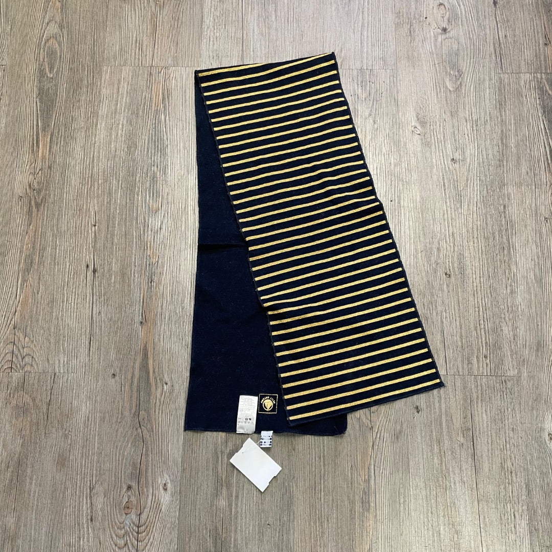 Navy Yellow Petit Bateau Scarf, One Size