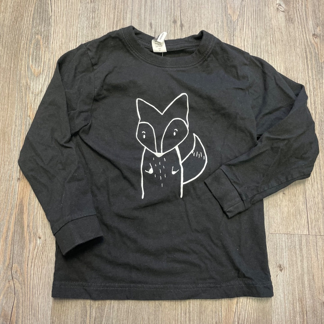 Black Roly Long Sleeve Top, 4Y
