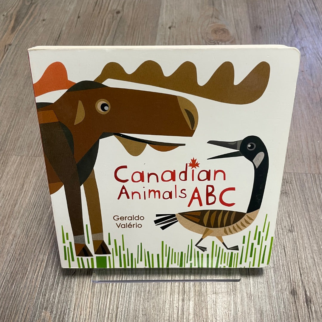 Multi Colour Canadian Animals ABC, Boardbook