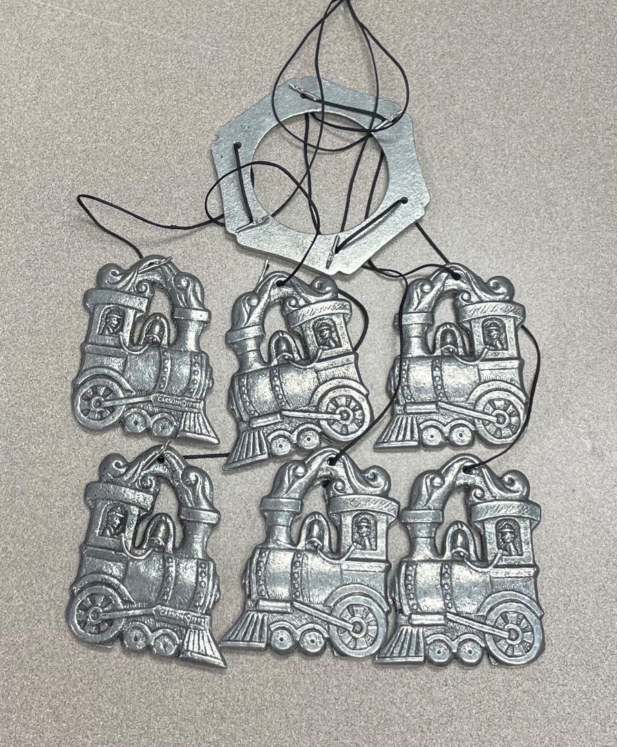 Silver Train Wind Chimes