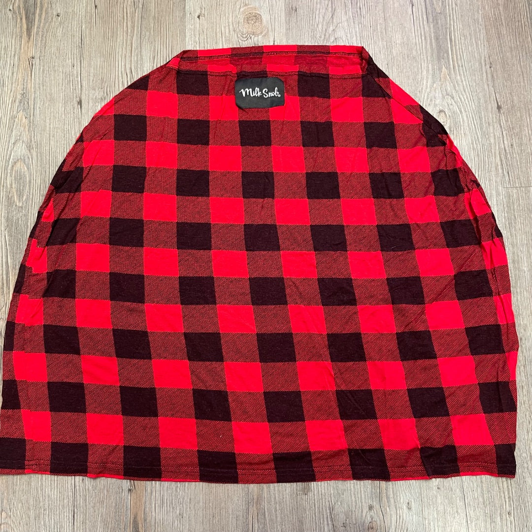 Plaid Milk Snob Carseat Cover, Pre-owned
