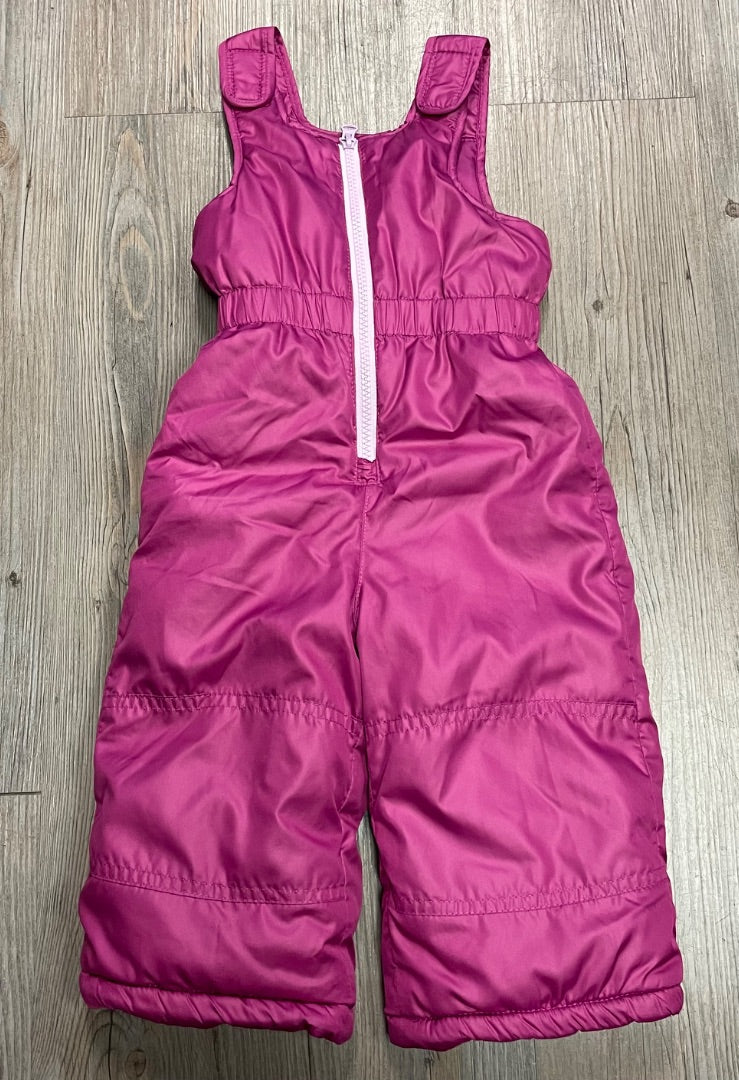 Fuchsia Joe Fresh Bib Snow Pants, 12-18M
